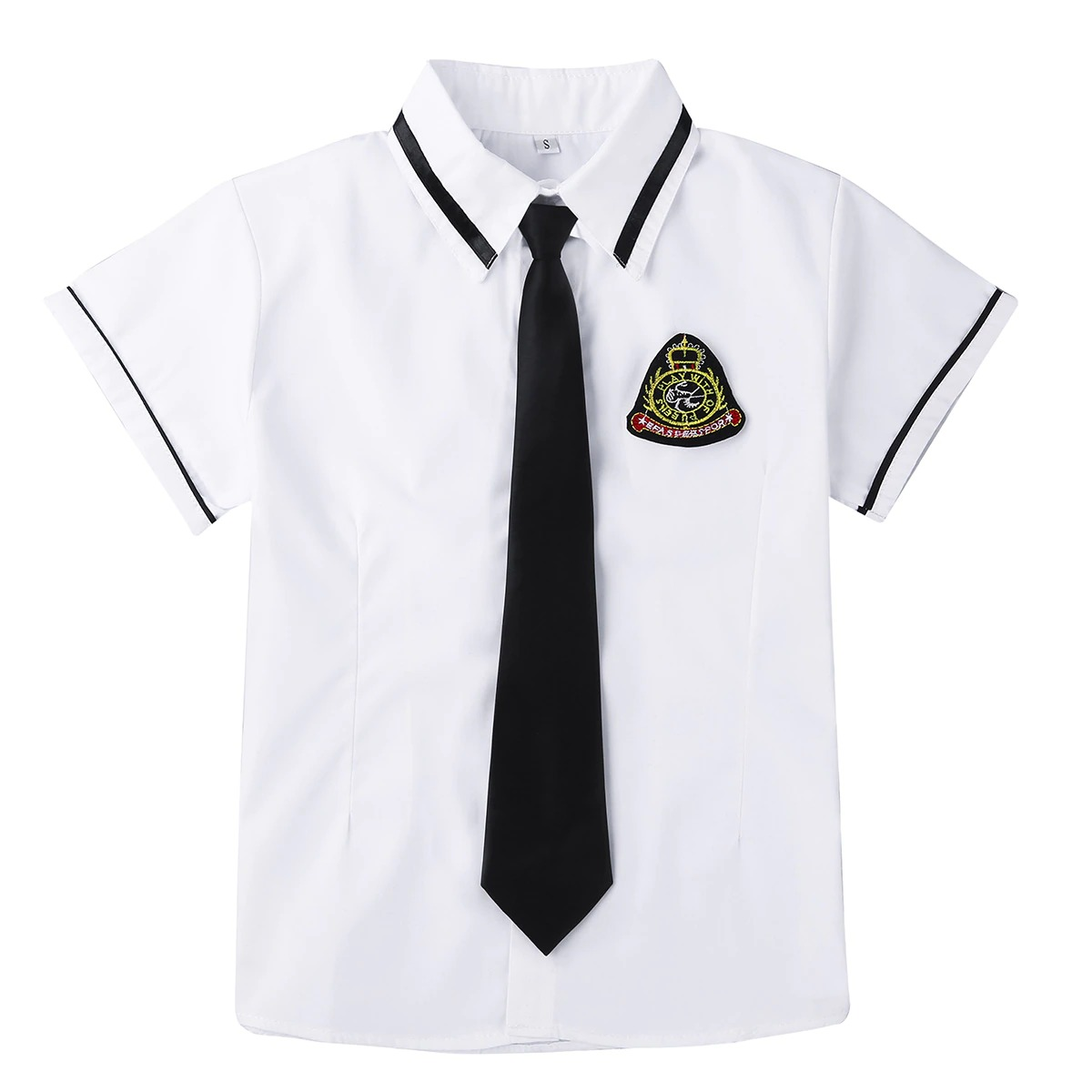 Costume Cosplay for Women / Uniform School Girl with Short Sleeve / Polyester Miniskirt - HARD'N'HEAVY
