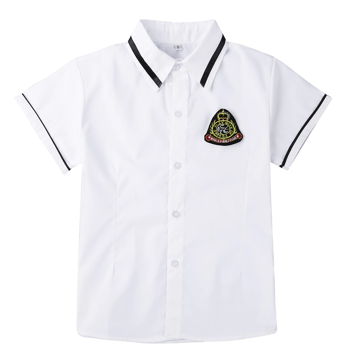 Costume Cosplay for Women / Uniform School Girl with Short Sleeve / Polyester Miniskirt - HARD'N'HEAVY