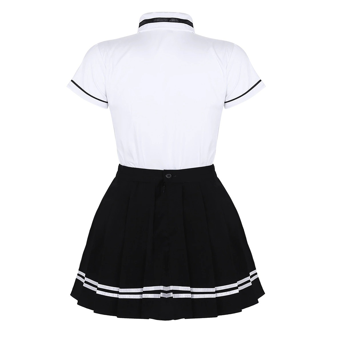 Costume Cosplay for Women / Uniform School Girl with Short Sleeve / Polyester Miniskirt - HARD'N'HEAVY