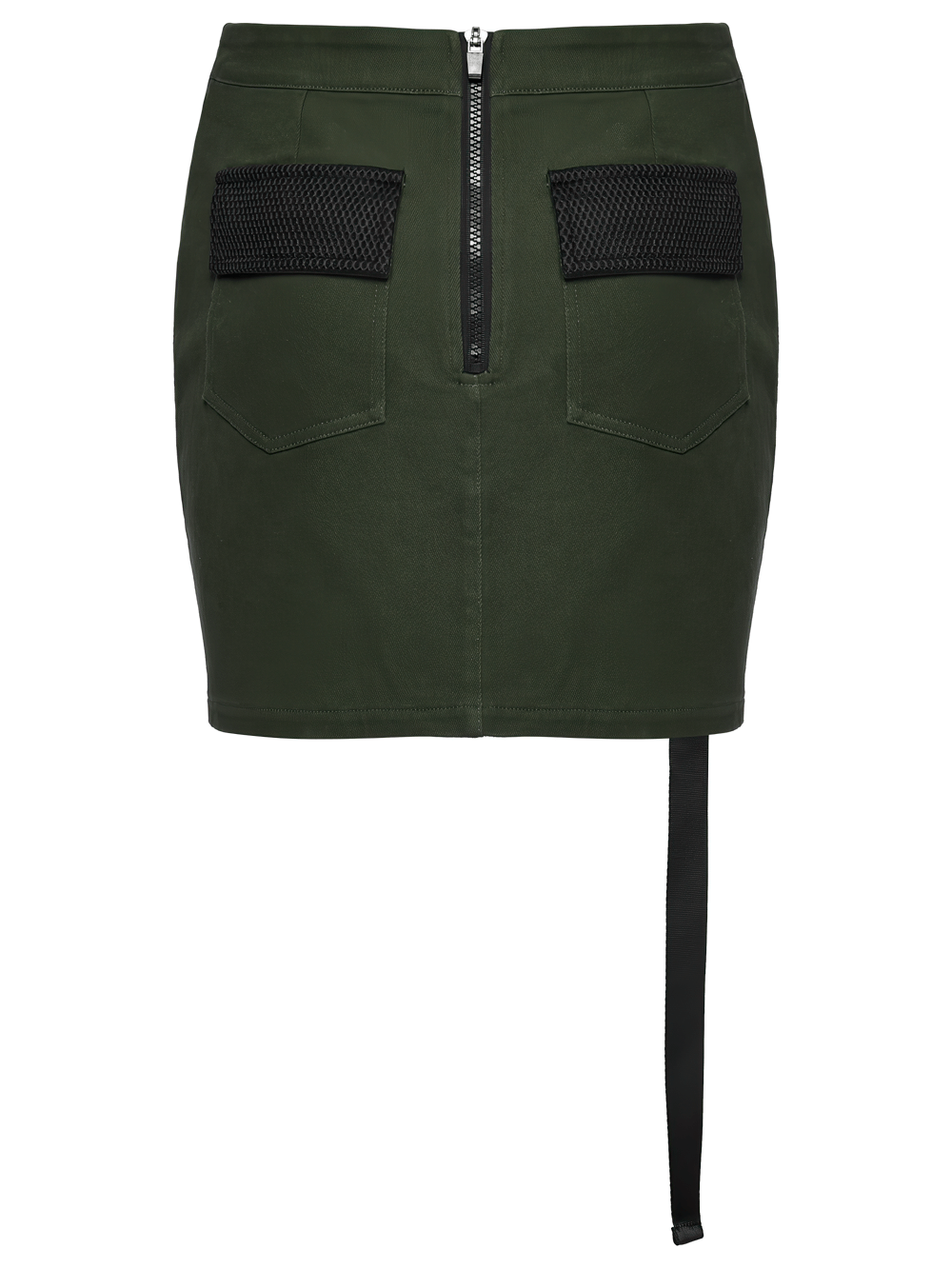 Cyberpunk Tactical Mini Skirt With Lace Up and Pockets featuring stylish pockets and a sleek design.