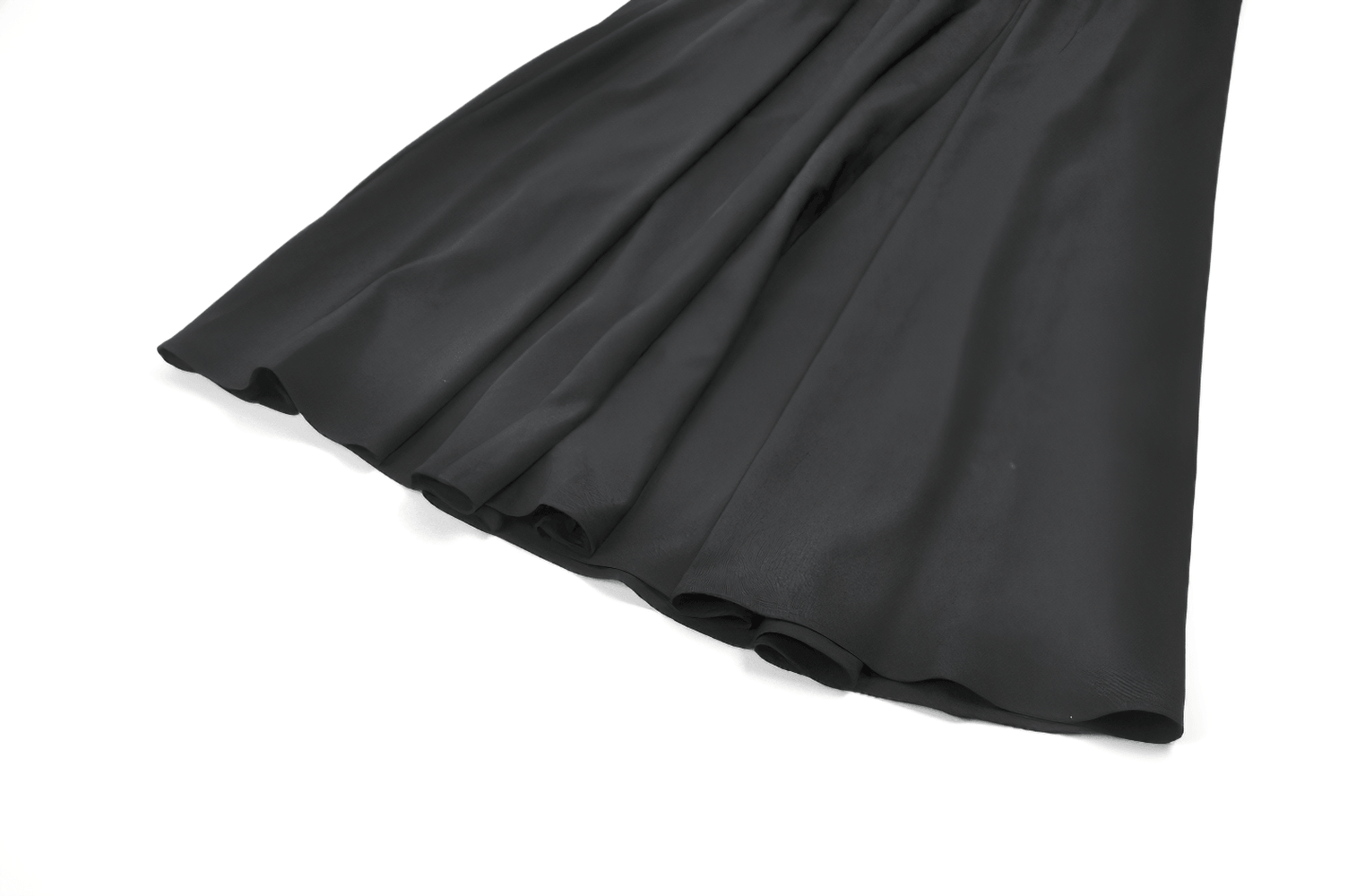 Dark Gothic High Waist Maxi Skirt with Lace Accent