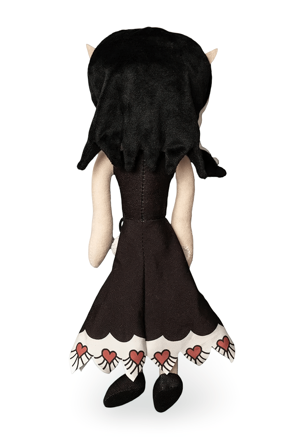 Dead Under The Bed Vampire Plush Doll Keepsake with gothic design and heart details, perfect bedtime guardian.