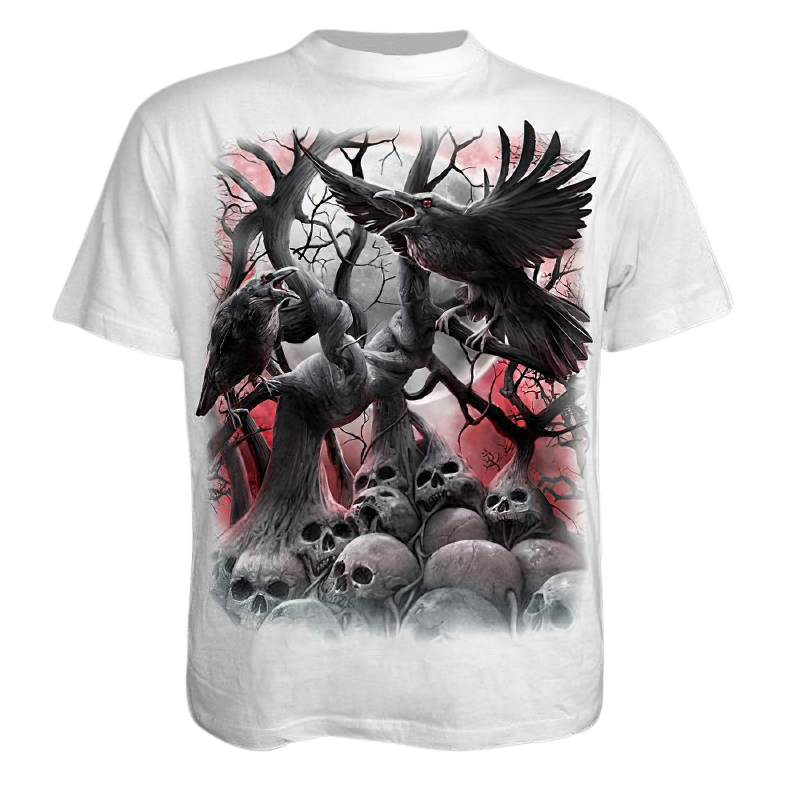 Death Design T-shirt / Men Heavy-Metal Skull / Rock Style 3D printed Streetwear G10 - HARD'N'HEAVY