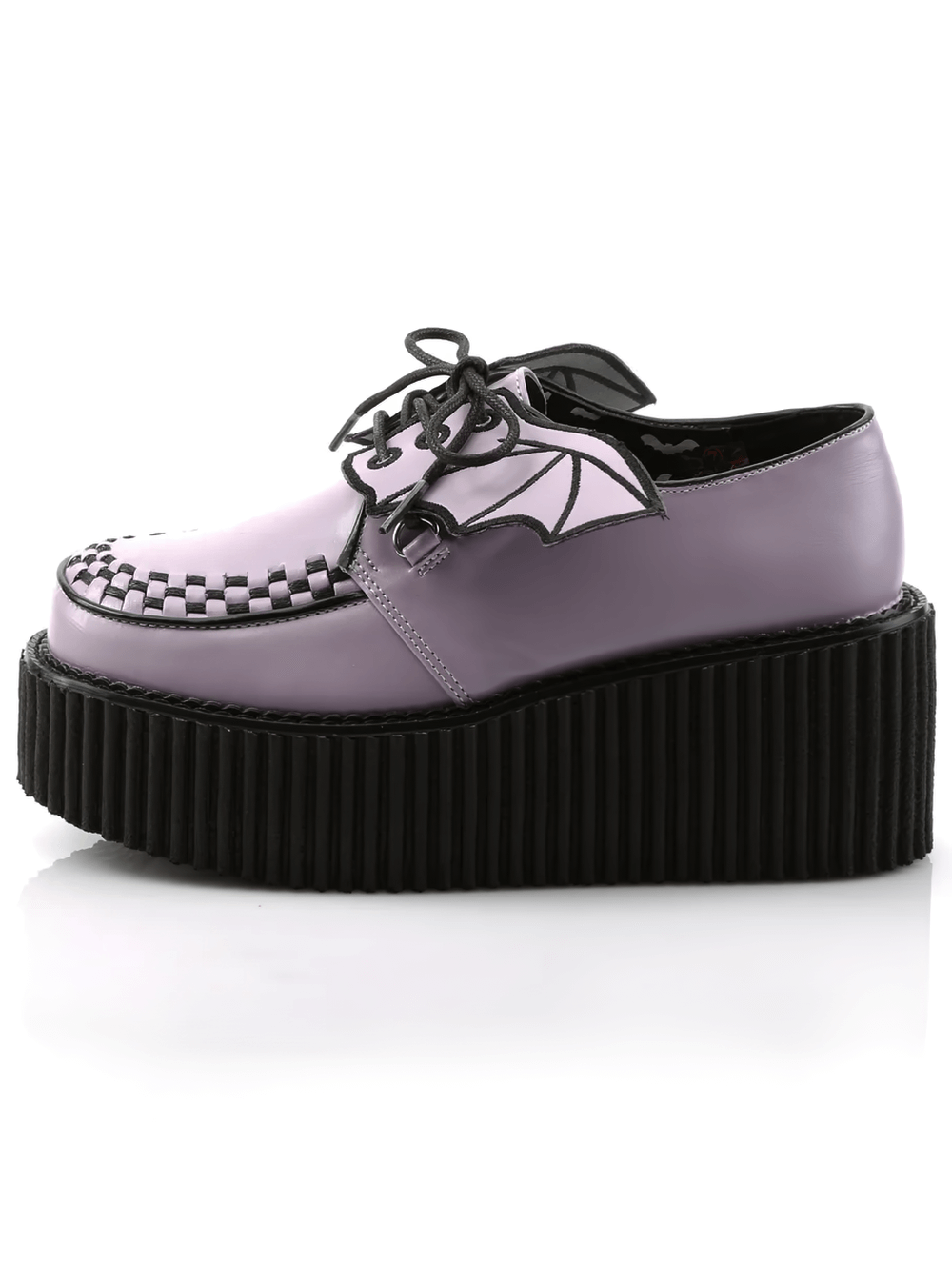 DEMONIA Gothic Platform Creepers with Detachable Bat Wings