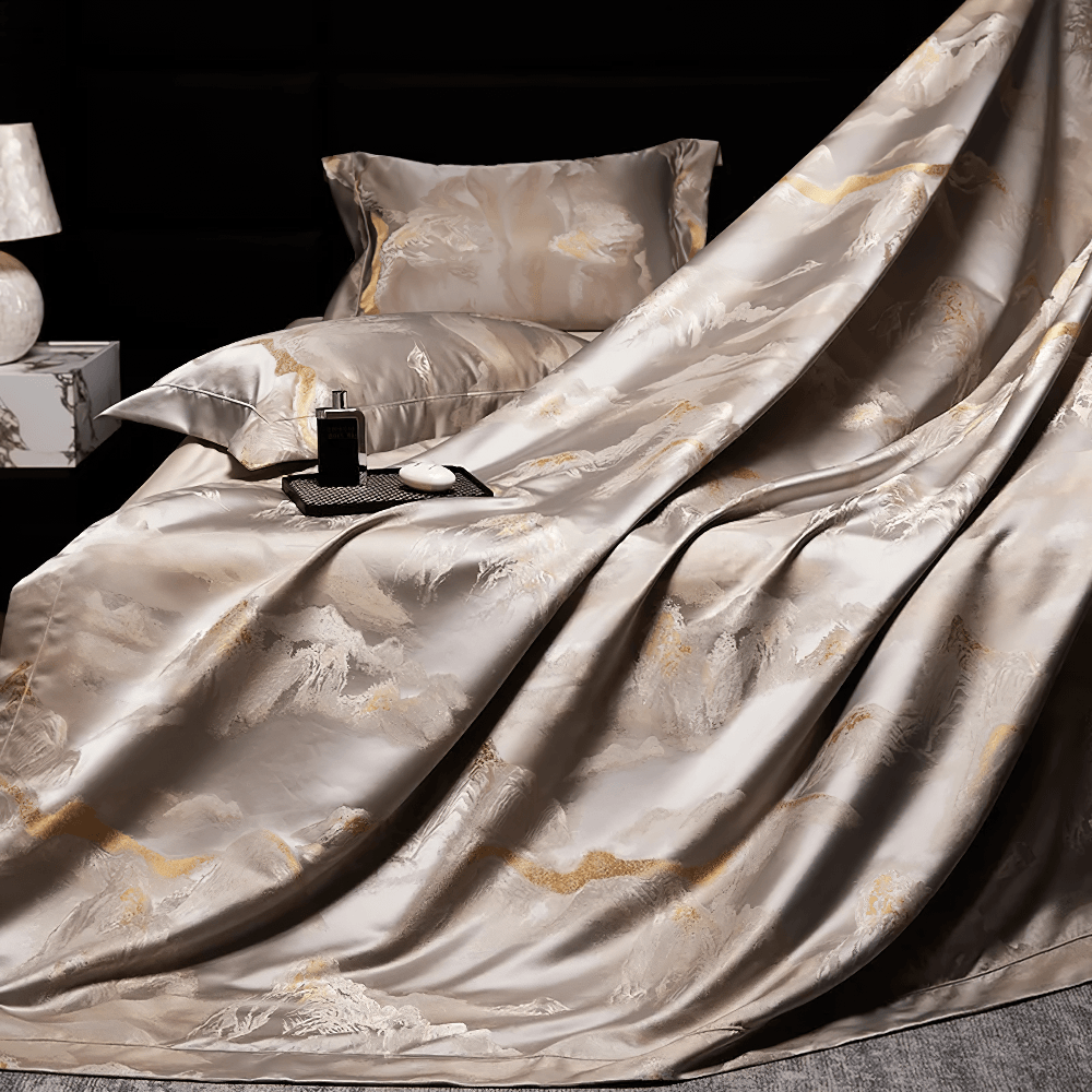 Egyptian Cotton Mountain Jacquard Bedding Set