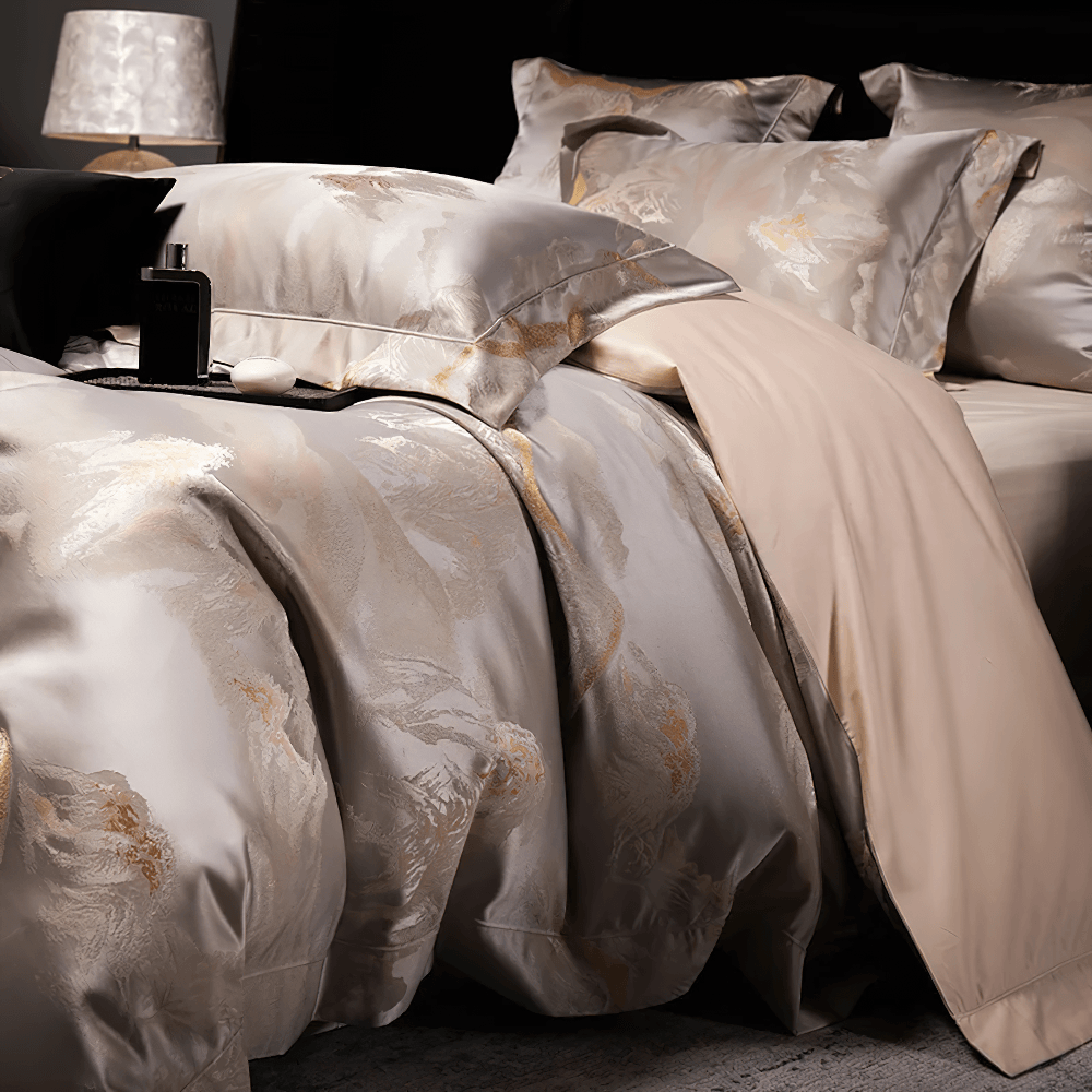 Egyptian Cotton Mountain Jacquard Bedding Set