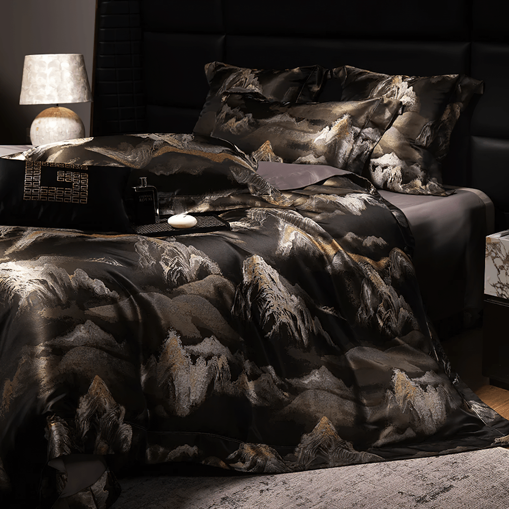 Egyptian Cotton Mountain Jacquard Bedding Set