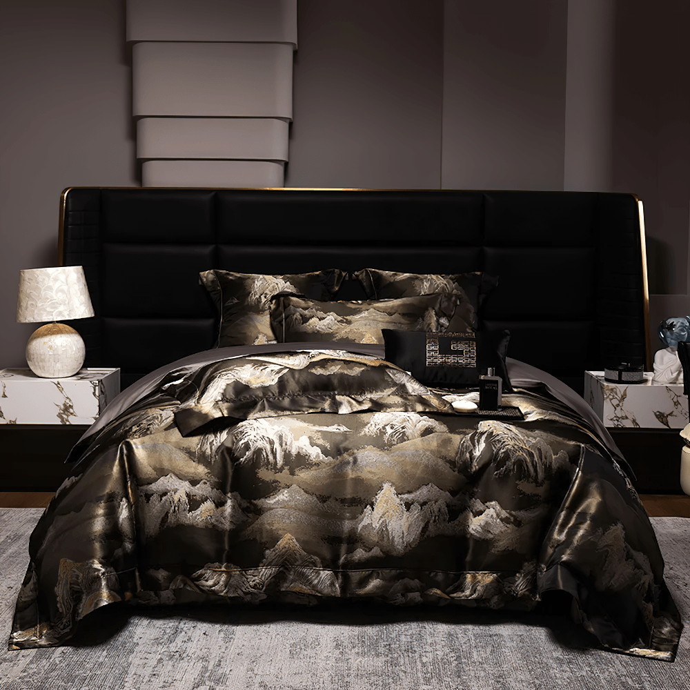 Egyptian Cotton Mountain Jacquard Bedding Set