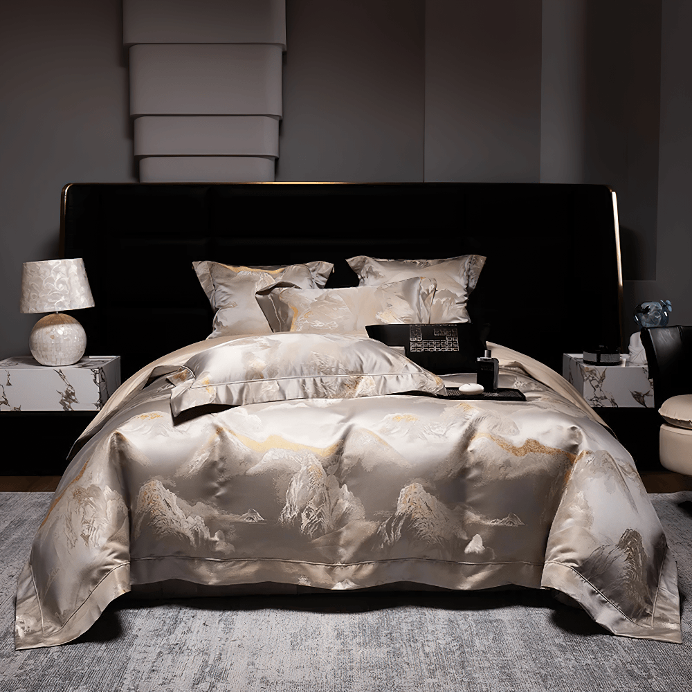 Egyptian Cotton Mountain Jacquard Bedding Set