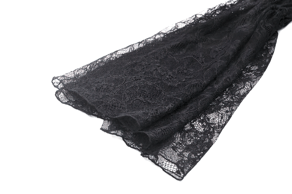 Elegant Black Lace Bolero Shrug for Evening Wear