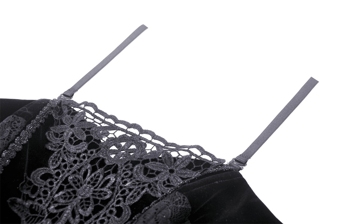 Elegant Black Lace Corset Top for Evening Wear