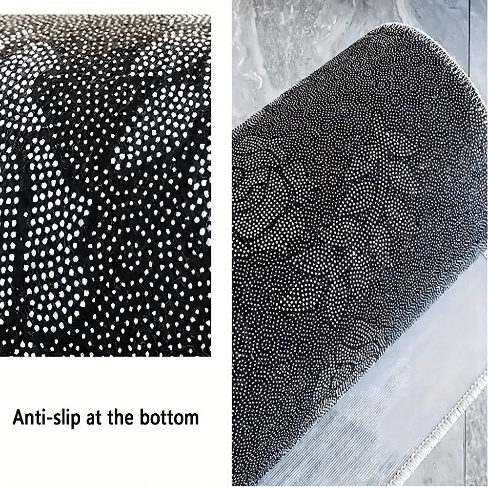 Elegant Gothic Skull Floral Non Slip Area Rug