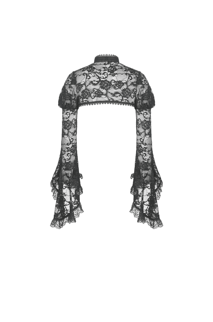 Elegant Lace Long Sleeves Bolero - Victorian A-Line Beauty