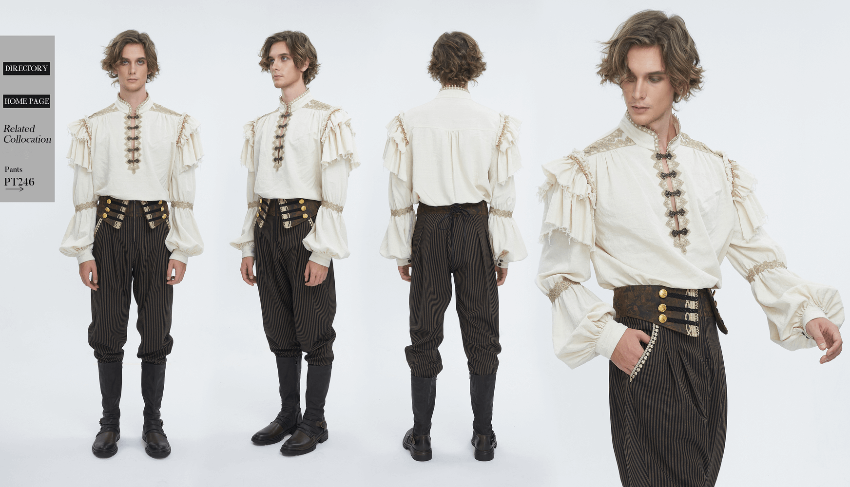 Elegant ruffled cotton shirt with beaded details, showcasing vintage charm and unique sleeve design for any occasion.