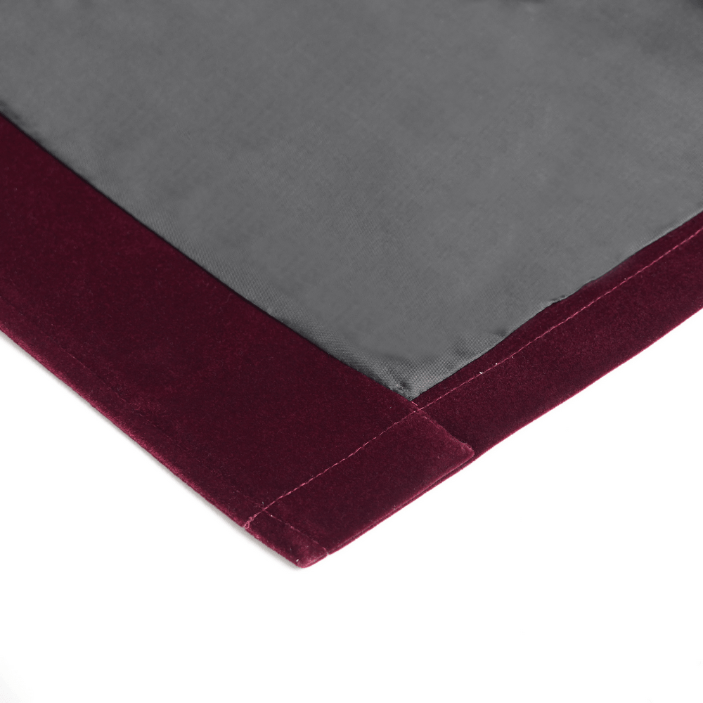 Elegant Victorian Burgundy Velvet Tailcoat with Lace, burgundy velvet gothic coat hem with black lining and pointed tail