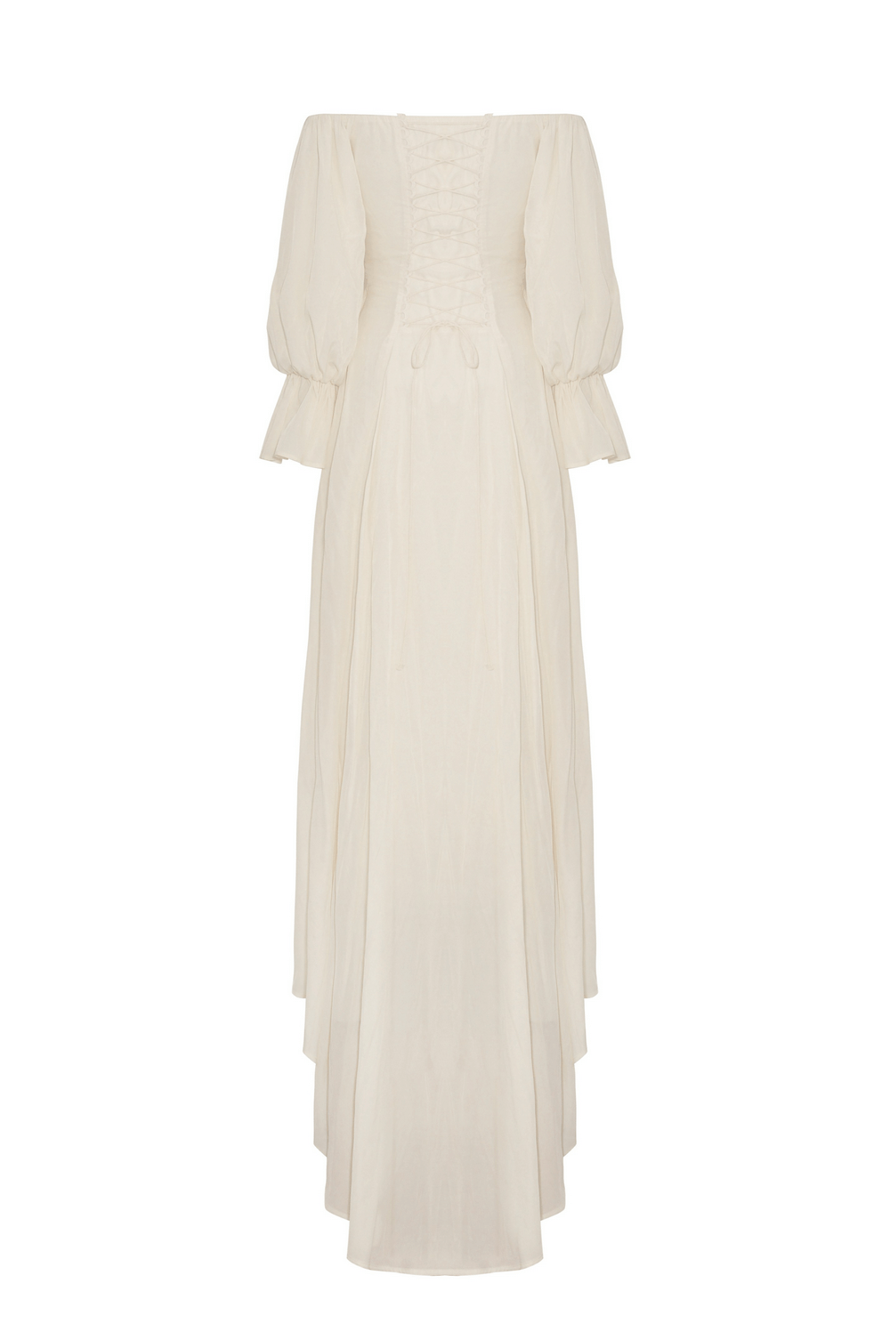 Elegant Vintage Long Sleeves Maxi Dress with Lace Detail