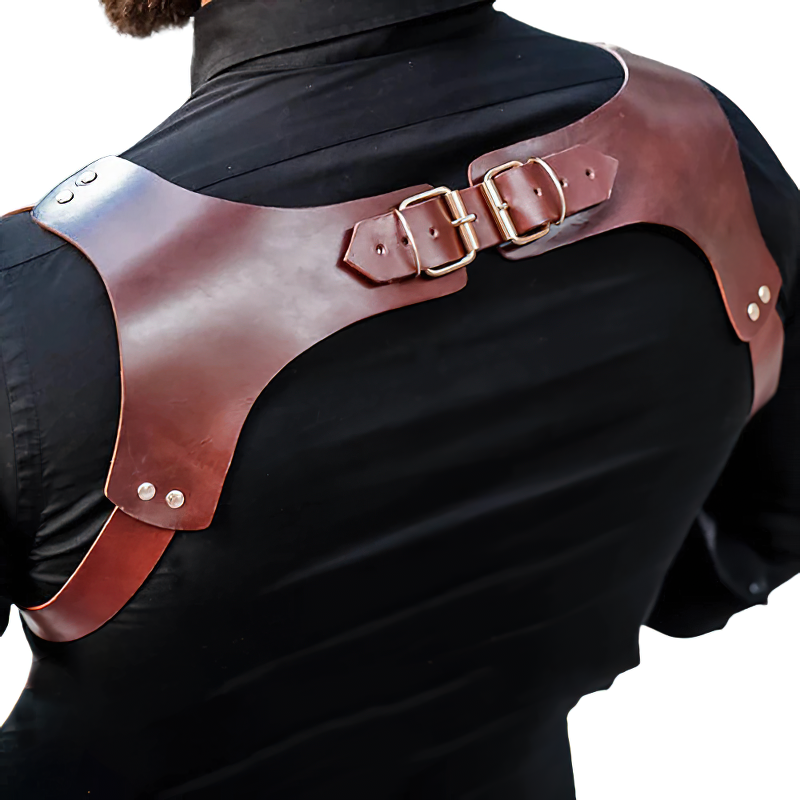 Erotic Gothic Body Harness For Men / Male Fetish Suspenders / Accessories For BDSM - HARD'N'HEAVY