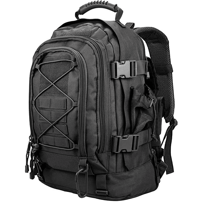 Extra large tactical backpack, unisex design, waterproof, perfect for travel or daily use.