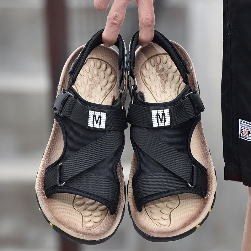 Fashion Anti-skid Men's Sandals / Light Mesh Sandals / Breathable Shoes with Strap - HARD'N'HEAVY