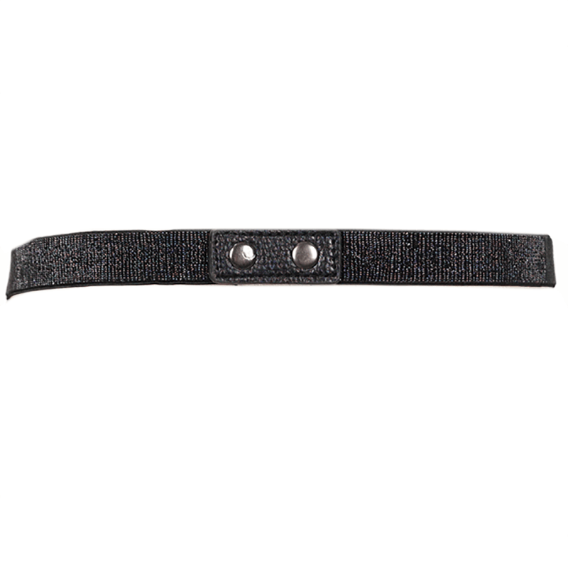 Fashion black belt with crystal buckle, perfect punk accessory for women.