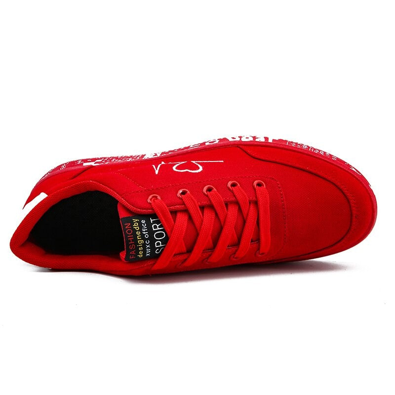 Fashion Breathable Unisex Vulcanized Sneakers / Lace-up Casual Shoes for Men and Women - HARD'N'HEAVY