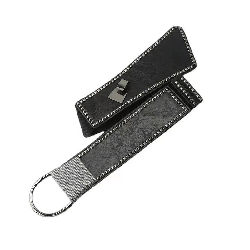 Fashion Decorated Wide Elastic Belt / Vintage Pin Buckle Women's Belt - HARD'N'HEAVY