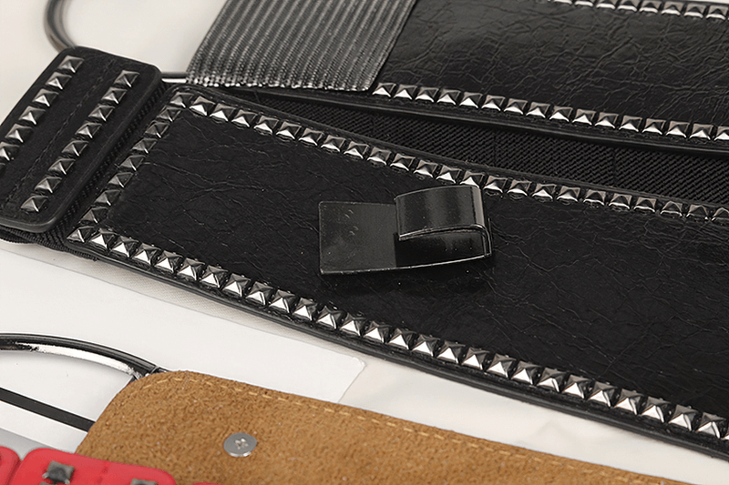 Fashion Decorated Wide Elastic Belt / Vintage Pin Buckle Women's Belt - HARD'N'HEAVY