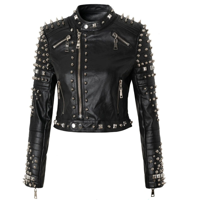 Unleash Your Darkness: Women Alt & Gothic Motorcycle Jackets