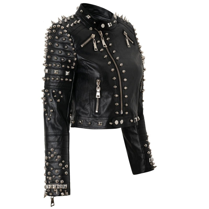 Unleash Your Darkness: Women Alt & Gothic Motorcycle Jackets