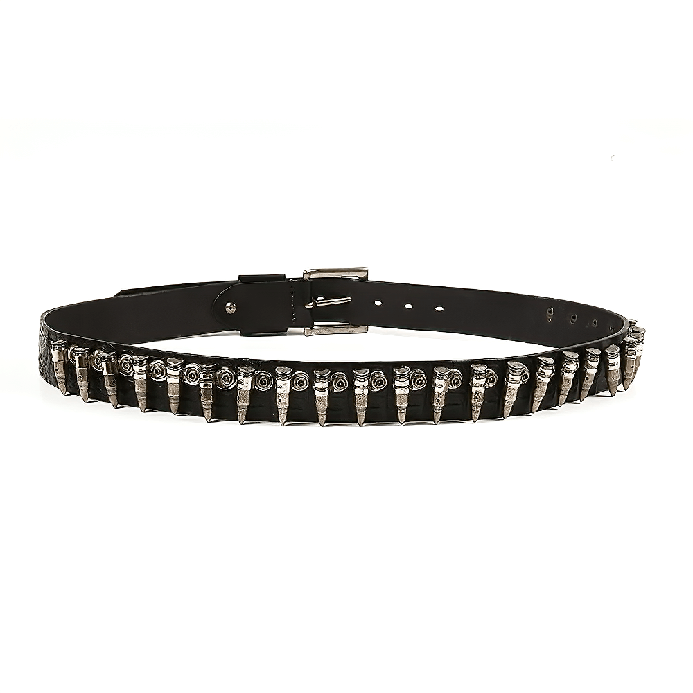 Fashion Punk Luxury Full Bullet Rivets Studded Belt for Men and Women - HARD'N'HEAVY