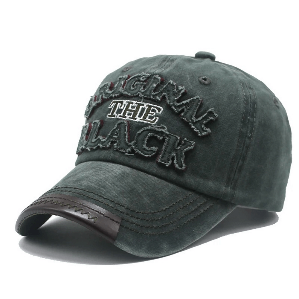 Fashion Retro Washed Baseball Fitted Cap / Casual Rock Style Unisex Snapback Hat