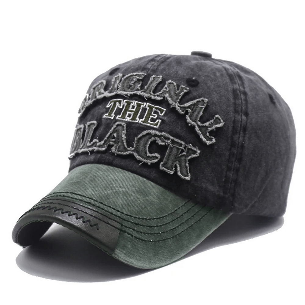Fashion Retro Washed Baseball Fitted Cap / Casual Rock Style Unisex Snapback Hat
