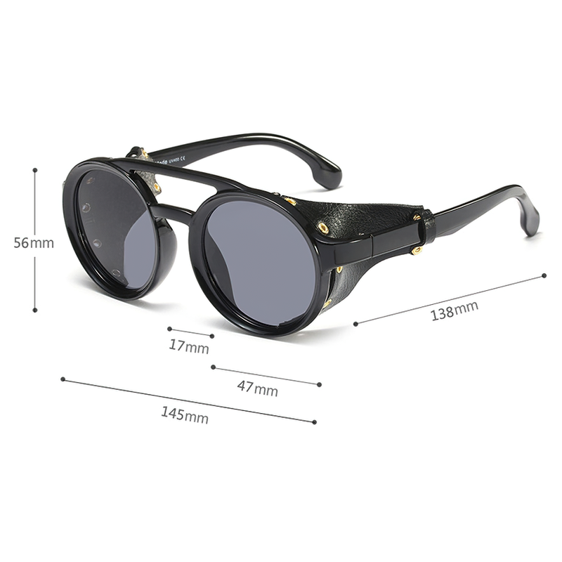 Fashion Round Retro Sunglasses for Men / Cool Casual Vintage Glasses for You - HARD'N'HEAVY