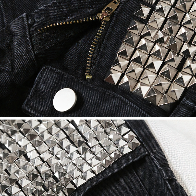 Fashion Women's Denim Mini Shorts / High Waisted Ladies Distressed Shorts - HARD'N'HEAVY