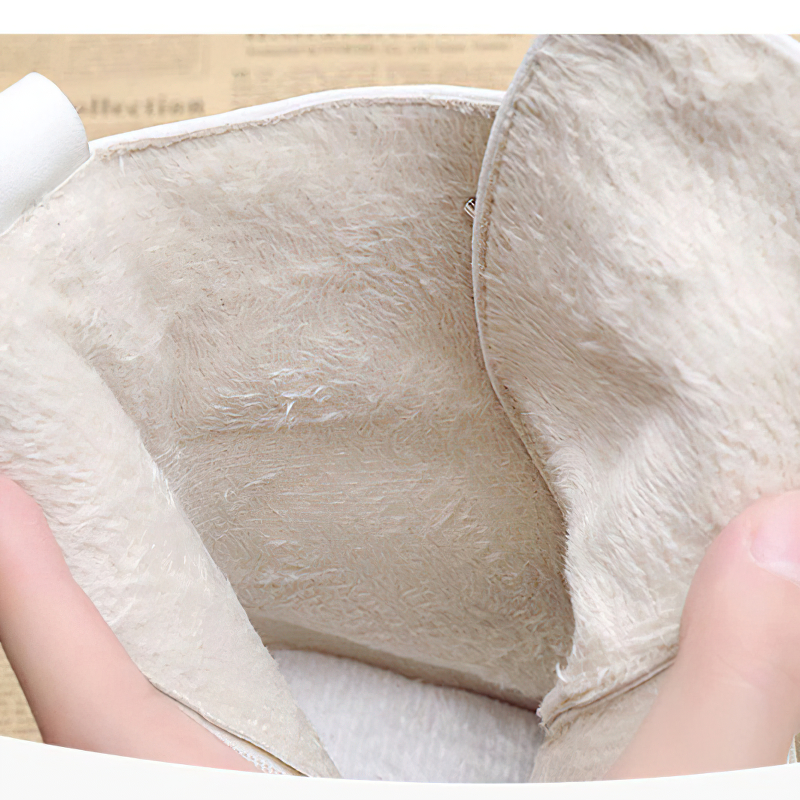 Fashion Women's PU Leather Boots / Comfortable Lace-Up Platform Shoes with Pocket - HARD'N'HEAVY