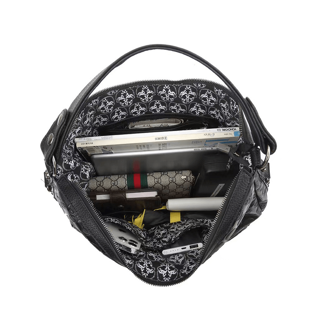 Fashion Women's Single Shoulder Bag with Chains / Gothic Style Handbag - HARD'N'HEAVY