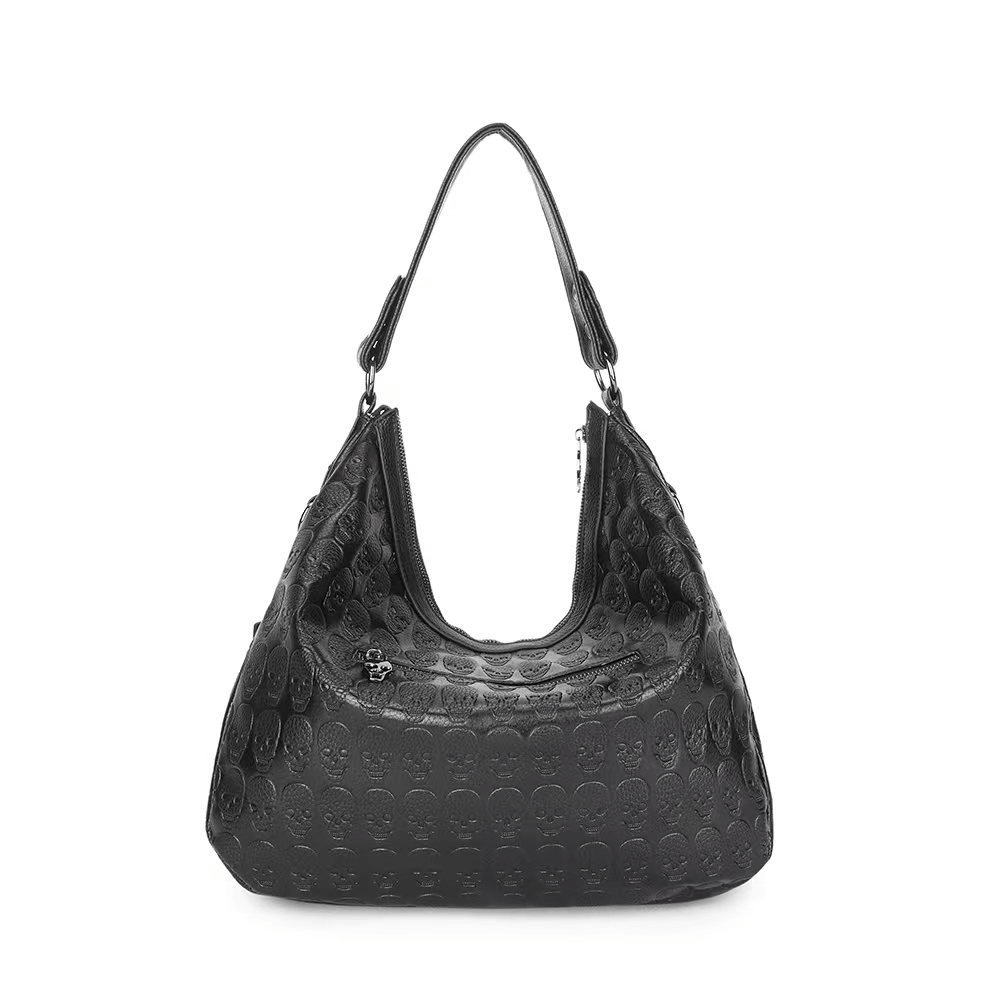 Fashion Women's Single Shoulder Bag with Chains / Gothic Style Handbag - HARD'N'HEAVY