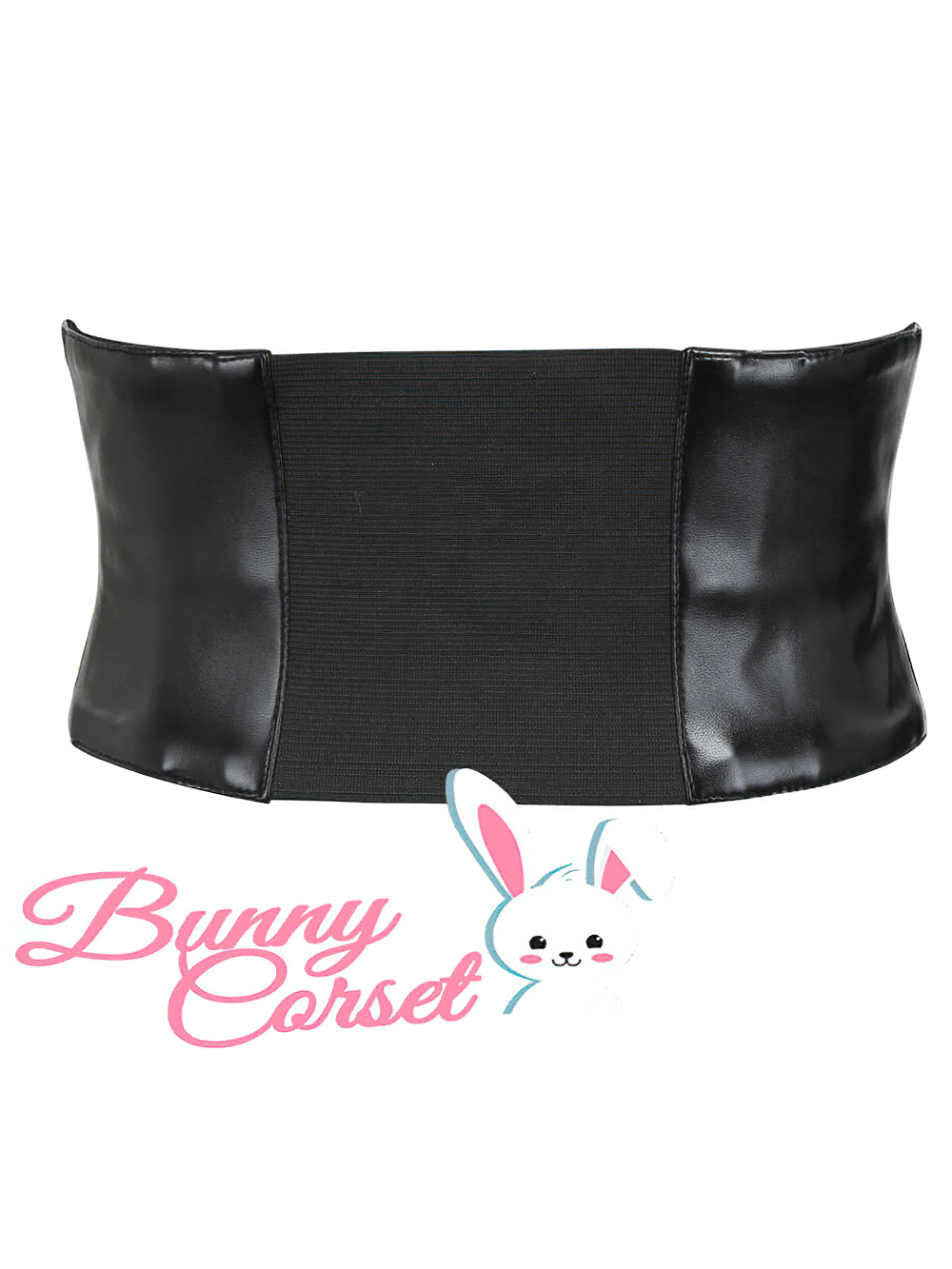 Faux leather Bessy corset belt designed for improved posture and adjustable waist support. Stylish and comfortable fit.