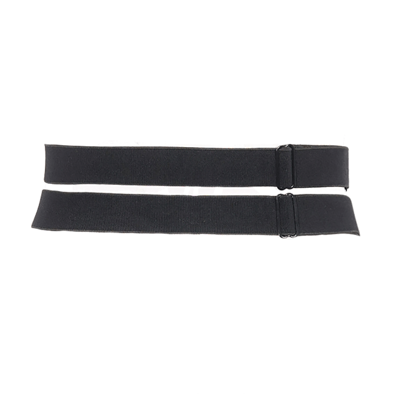Gothic faux leather double-layer waistband belt with pentagram, unisex edgy style accessory in black.