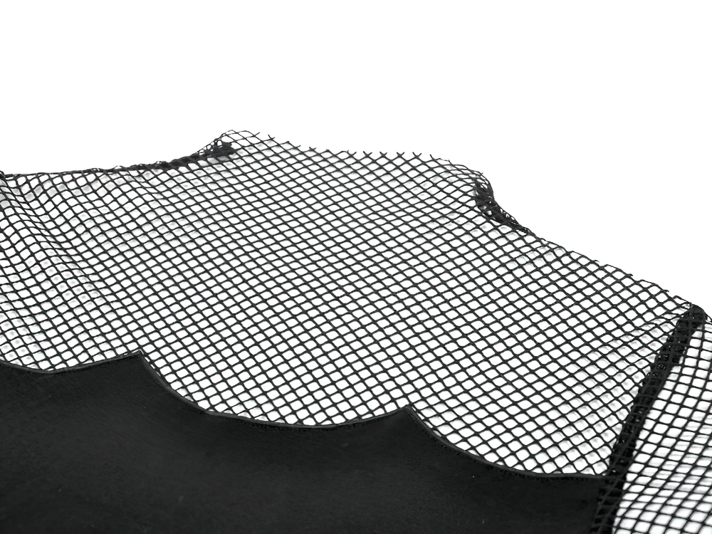 Blusa Gótica de Red con Recortes sin Mangas y Cuello Simulado