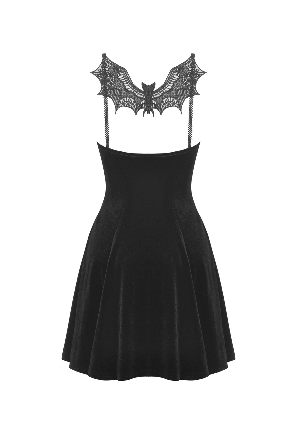 Gothic Batwing Black Dress for Evening and Casual Wear