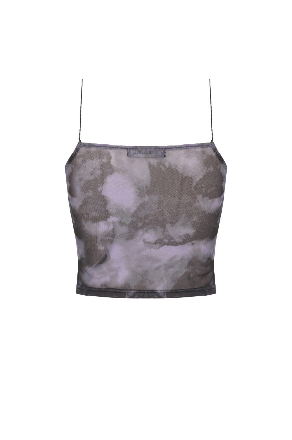 Gothic black straps lace trim cami top for women in satin with delicate lace detailing.