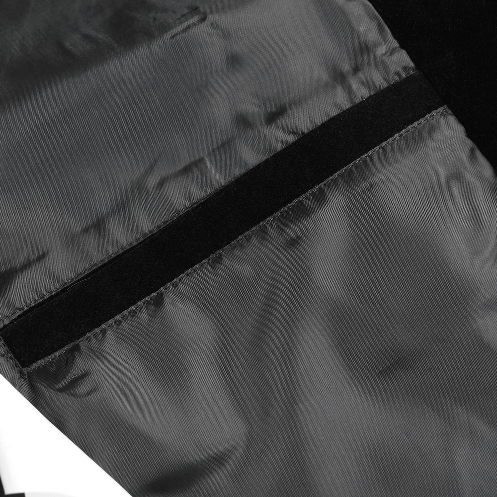 Gothic Brocade Waistcoat with Metal Clasps and High Collar inner lining and pocket detail