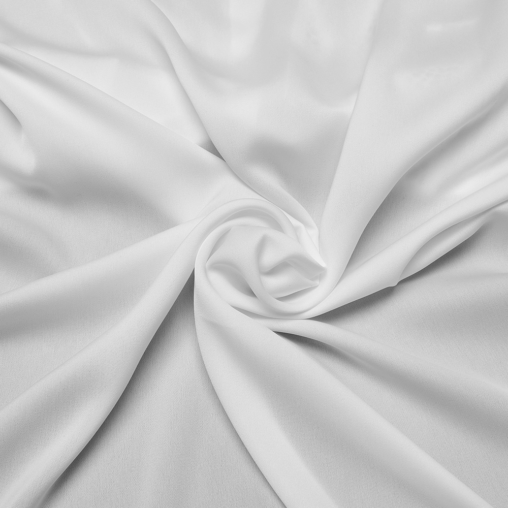 Soft white chiffon fabric texture, perfect for creating elegant gothic or alternative clothing designs.