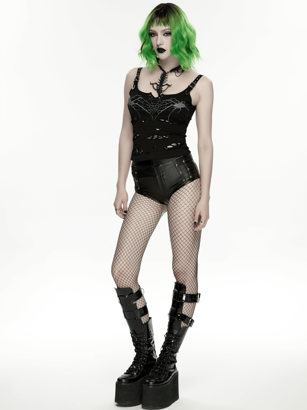 Gotischer Drachenknochen-Kettenanhänger für Punk-Stil