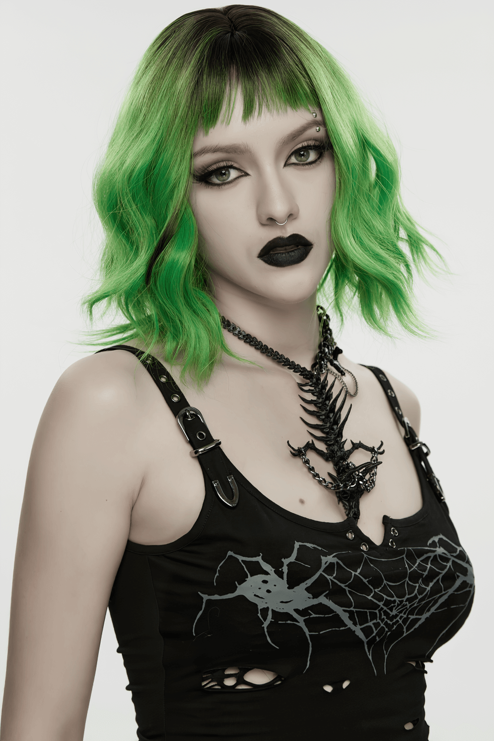 Gotischer Drachenknochen-Kettenanhänger für Punk-Stil