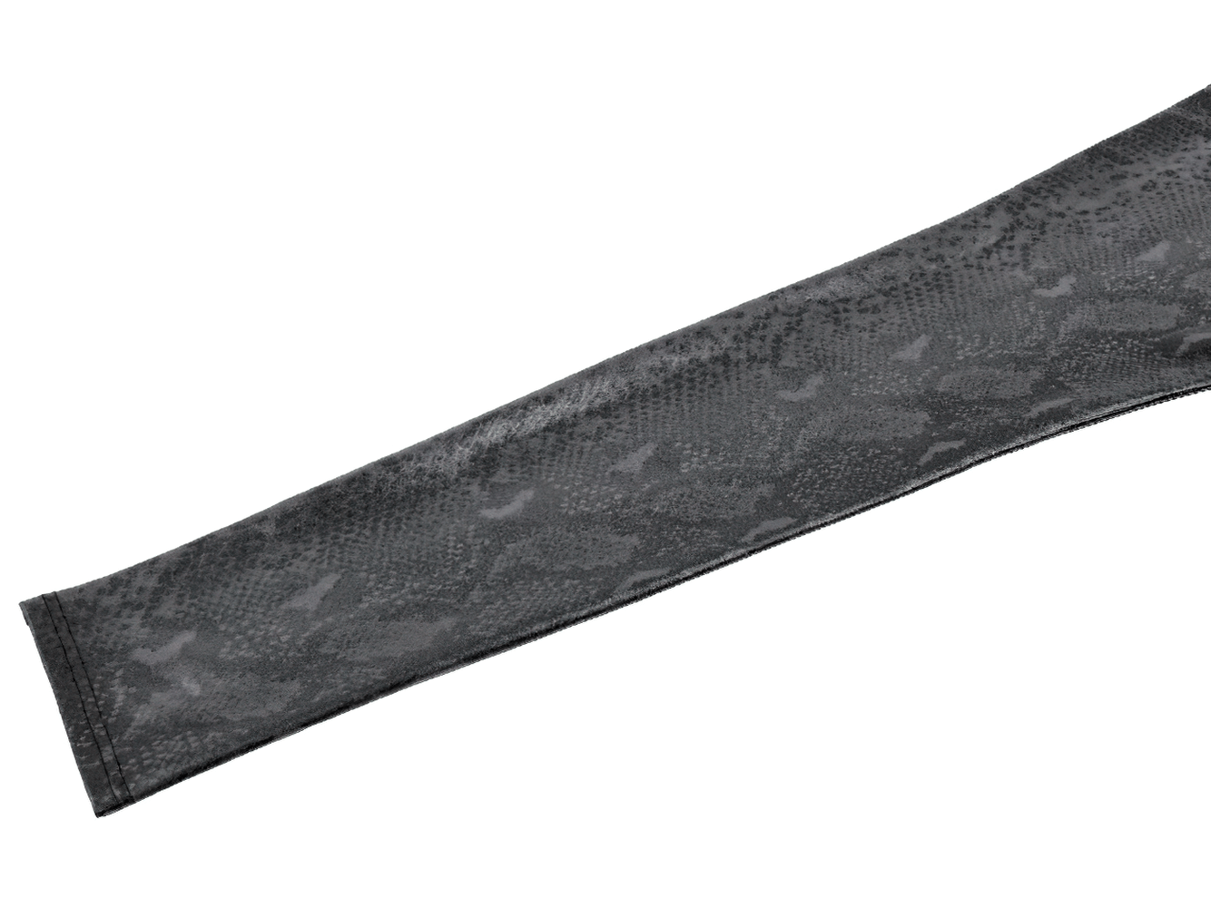 Gothic Faux Leather and Mesh Panel High-Waist Skinny Pants featuring a sleek snakeskin texture detail.