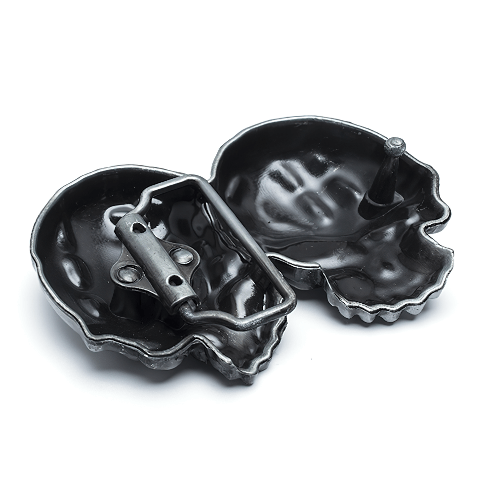 Gothic Unisex Belt with Buckle in Form Skulls / Halloween Cosplay Belt - HARD'N'HEAVY