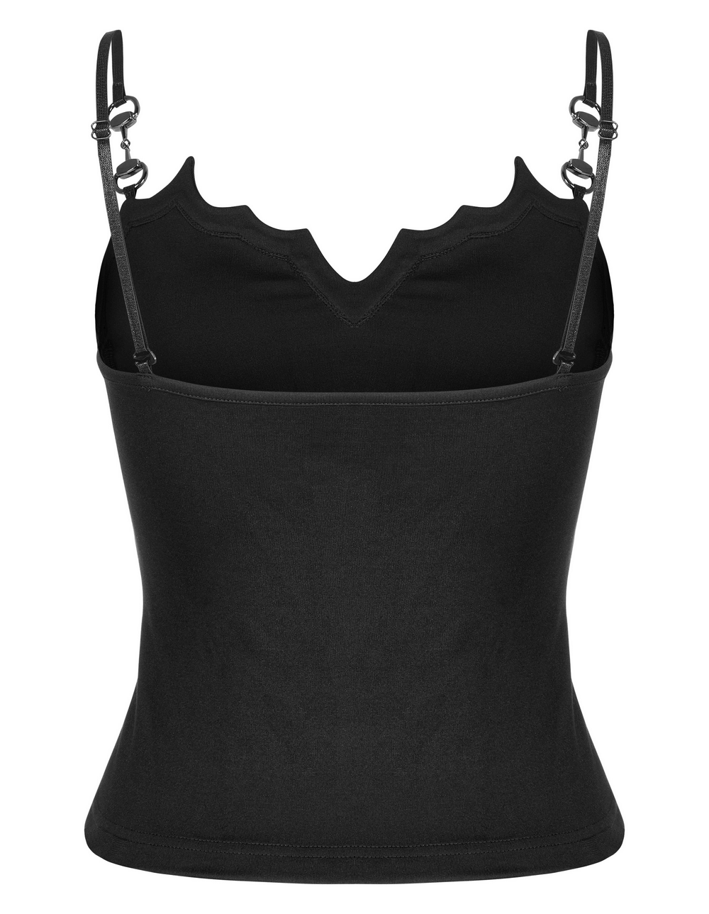 Gothic Women's Bat Edge Camisole with Metal Accents - HARD'N'HEAVY