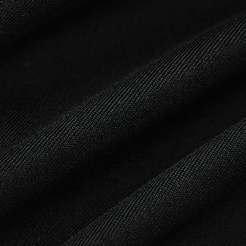 Close-up of textured black fabric showcasing the sleek and stylish look for grunge zip-up hoodies.